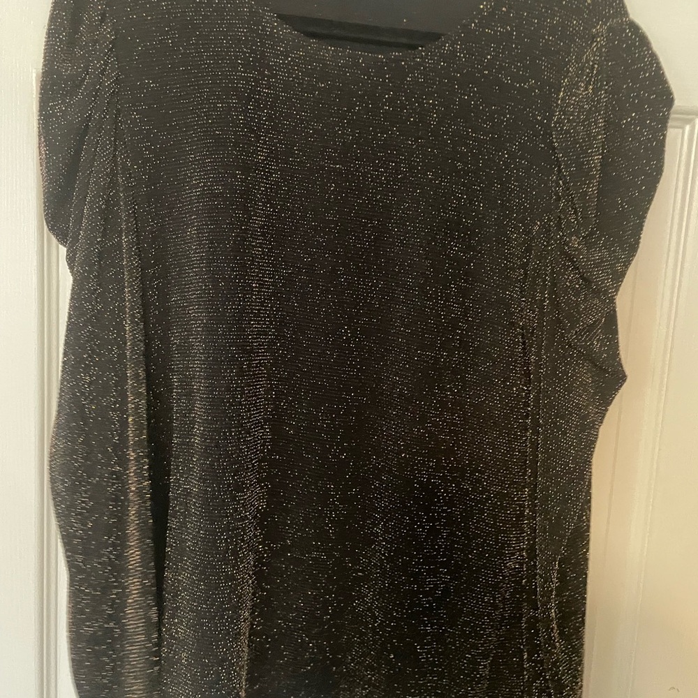 Calvin Klein dark Brown Glitter Women's Top